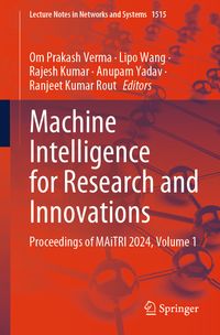 Buch Cover Machine Intelligence for Research and Innovations
