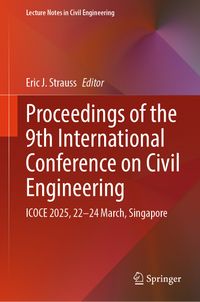 Buch Cover Proceedings of the 9th International Conference on Civil Engineering