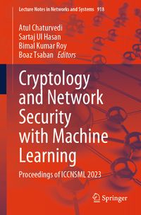 Buch Cover Cryptology and Network Security with Machine Learning