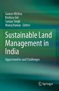 Buch Cover Sustainable Land Management in India