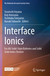 Buch Cover Interface Ionics