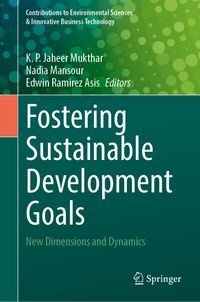 Buch Cover Fostering Sustainable Development Goals