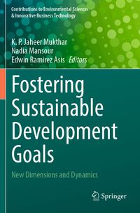 Buch Cover Fostering Sustainable Development Goals