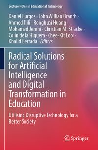 Buch Cover Radical Solutions for Artificial Intelligence and Digital Transformation in Education