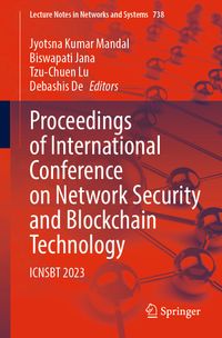 Buch Cover Proceedings of International Conference on Network Security and Blockchain Technology
