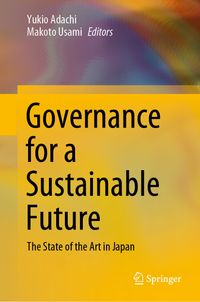 Buch Cover Governance for a Sustainable Future
