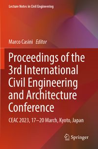 Buch Cover Proceedings of the 3rd International Civil Engineering and Architecture Conference
