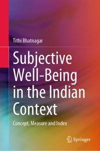 Buch Cover Subjective Well-Being in the Indian Context