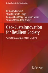 Buch Cover Geo-Sustainnovation for Resilient Society
